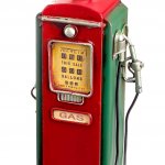 GASOLINE κουμπαράς μεταλλικός κόκκινος