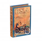 Κουτί/βιβλίο B.S.A διαφήμιση